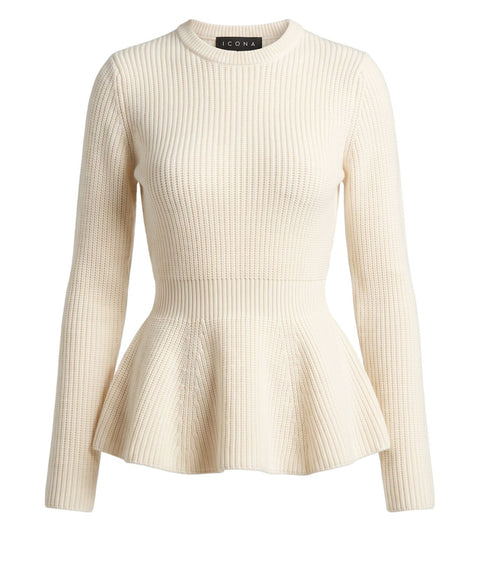 Pullover mit Schößchen