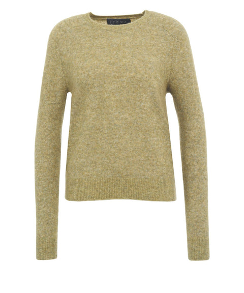 Pullover in alpaca and wool