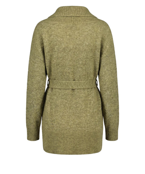 Strickjacke mit Schalkragen