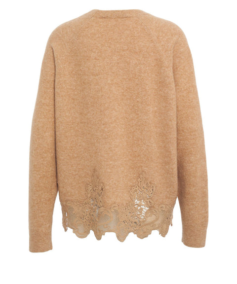Sweater with lace details