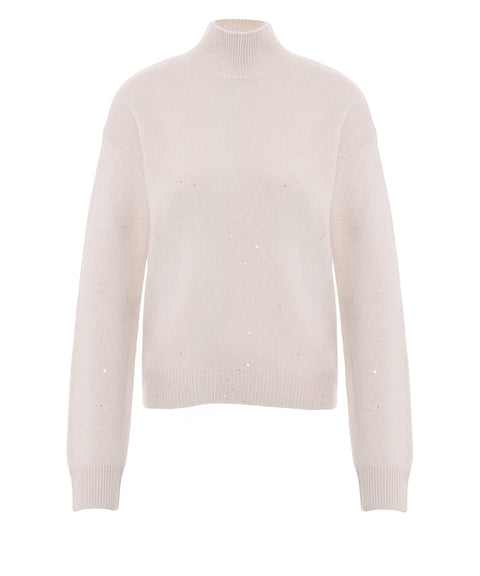Pullover mit Stehkragen