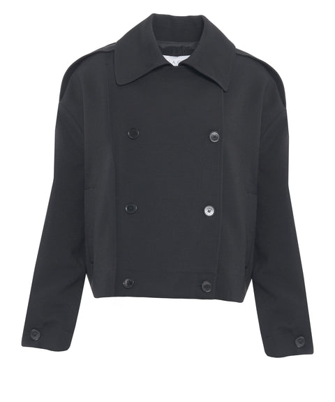 Double-breasted style jacket