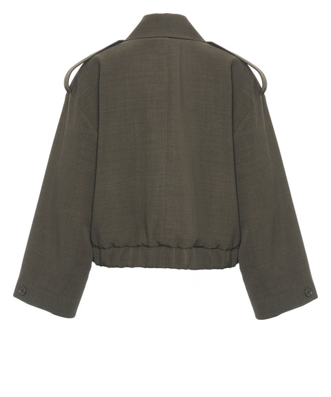 Double-breasted style jacket