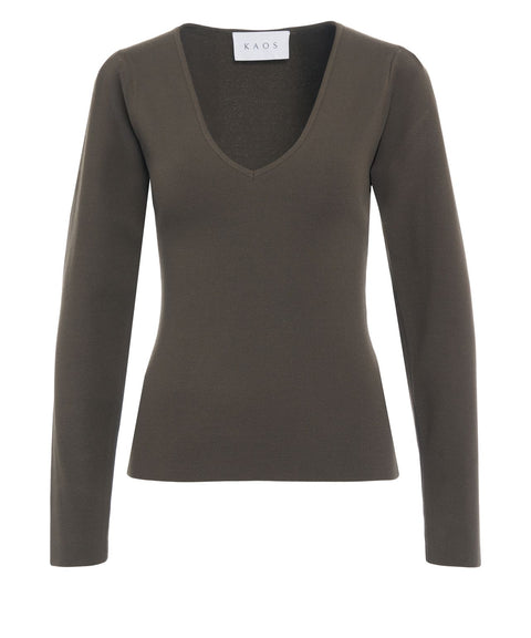 Fine knit top