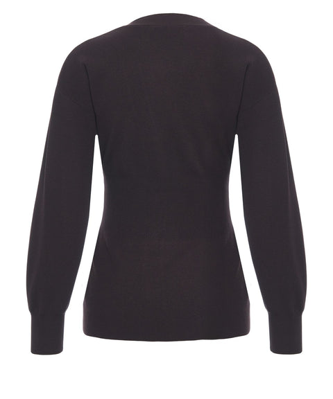 Cardigan with V-neck