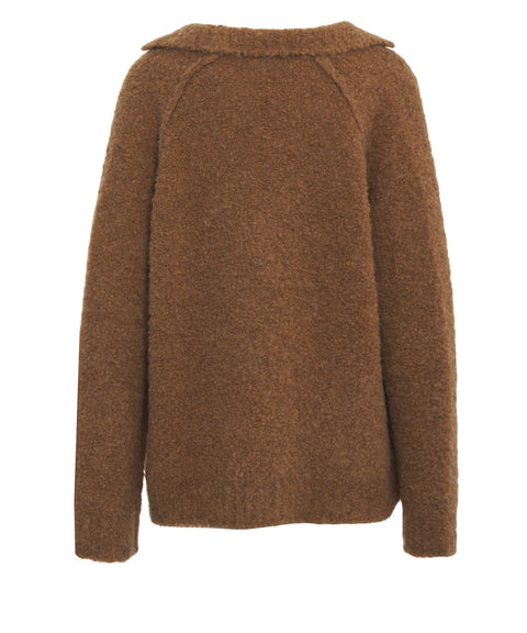 Cardigan in misto alpaca