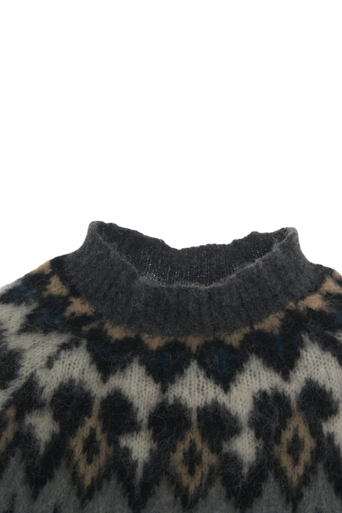Pullover in alpaca-wool blend