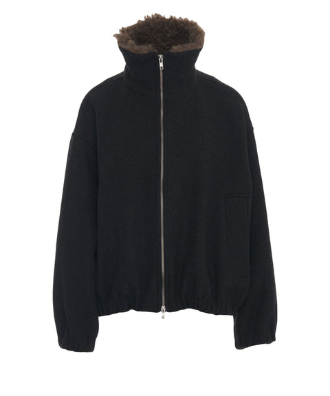 Jacket in wool blend
