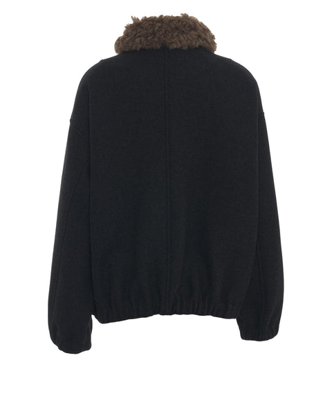 Jacket in wool blend