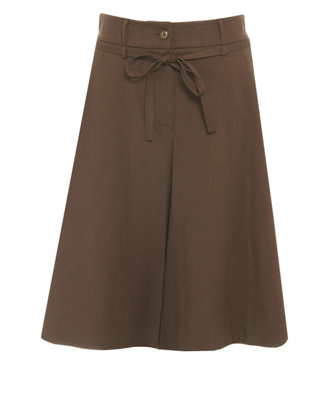 Culotte mit Taillengürtel