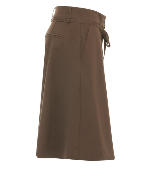 Culotte mit Taillengürtel