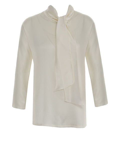 Blusa in misto seta