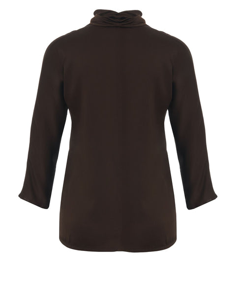 Blusa in misto seta