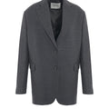 Wool blend blazer