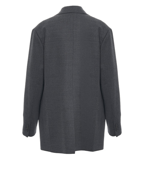 Wool blend blazer