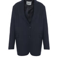 Wool blend blazer