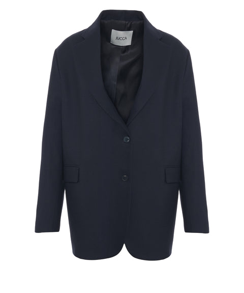 Wool blend blazer