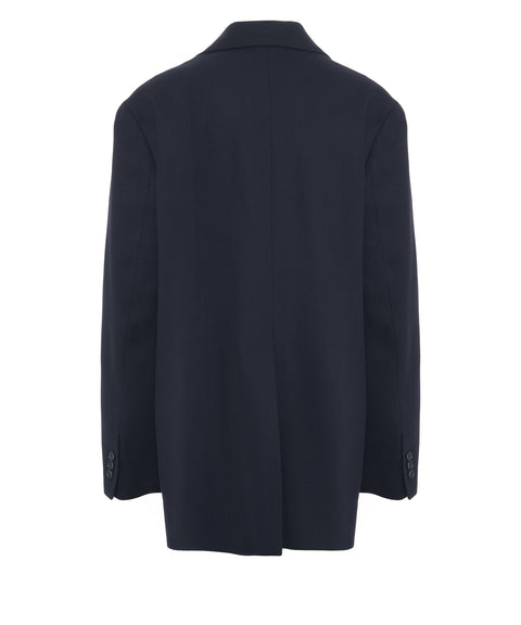 Wool blend blazer