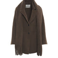 Short coat with fringe details