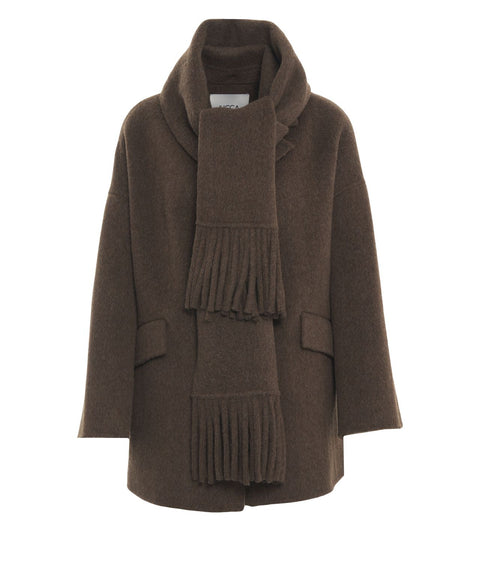 Short coat with fringe details