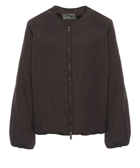 Giacca puffer con maniche a palloncino