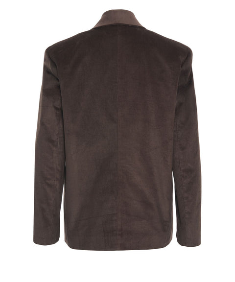 Blazer in velluto a coste