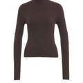 Pullover with mock neck