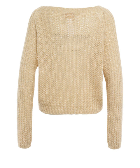 Pullover mit Pailletten-Applikationen