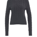 Cable-knit sweater