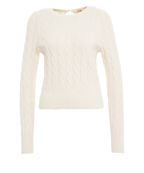 Maglione a trecce