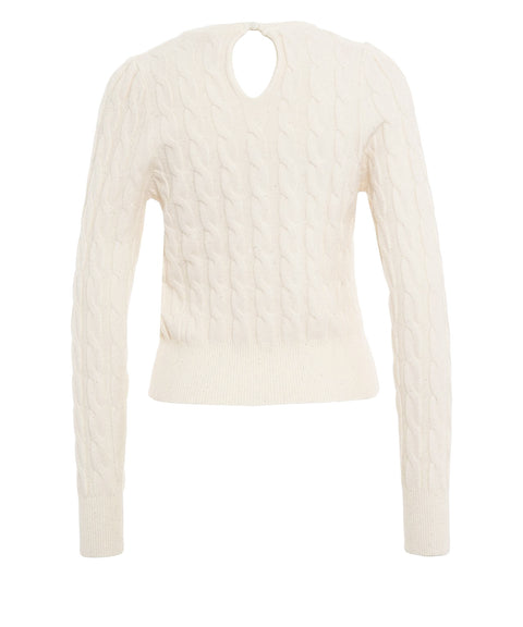 Maglione a trecce