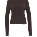 Maglione a trecce