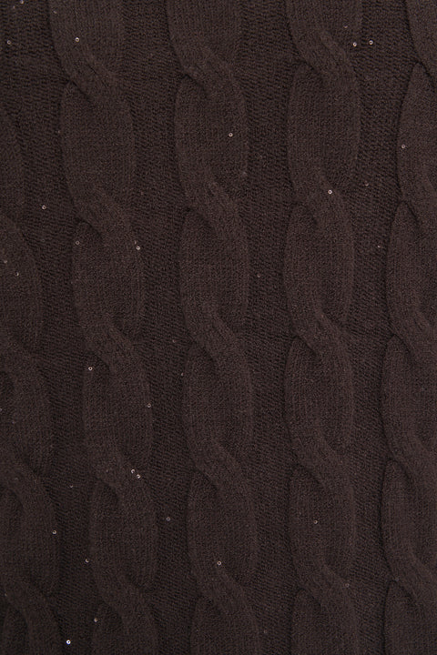 Cable-knit sweater