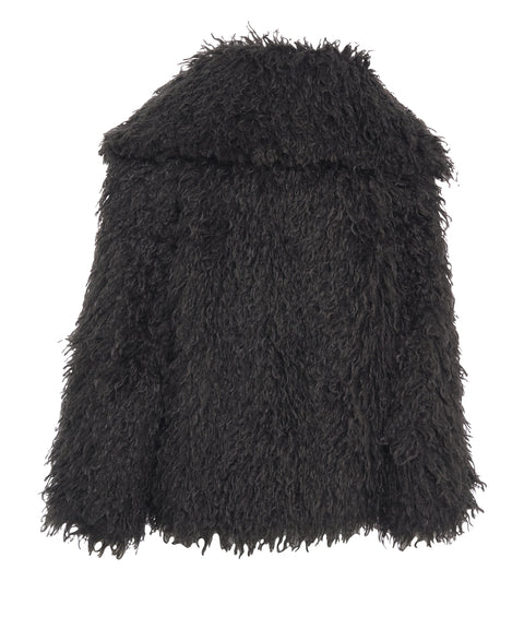 Jacke aus Kunstpelz