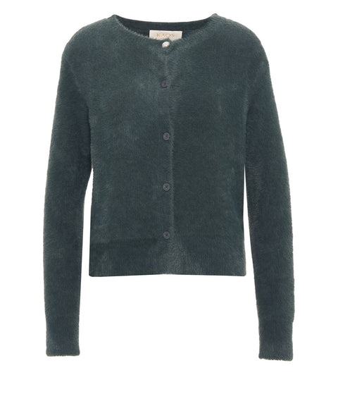 Strickjacke mit Knopfdetail