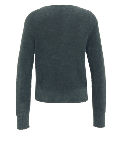 Strickjacke mit Knopfdetail