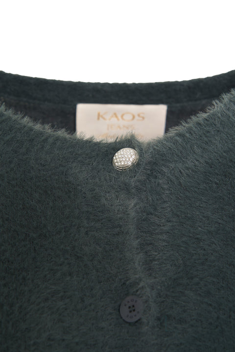 Strickjacke mit Knopfdetail