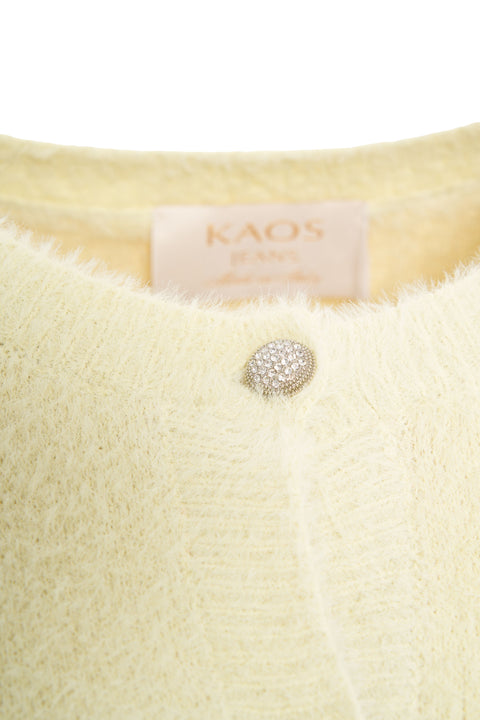 Cardigan con dettaglio bottone