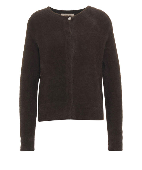 Strickjacke mit Knopfdetail