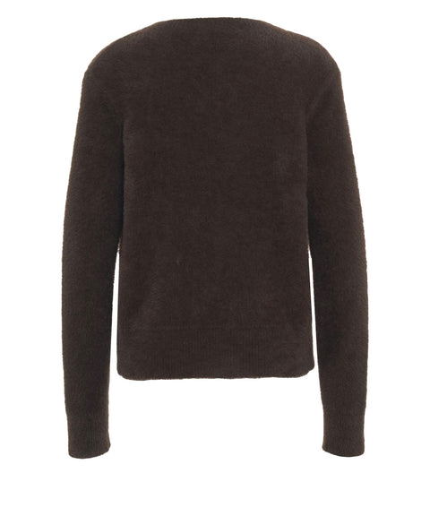 Strickjacke mit Knopfdetail