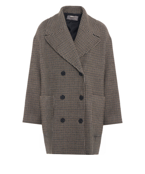 Cappotto con rever a dente