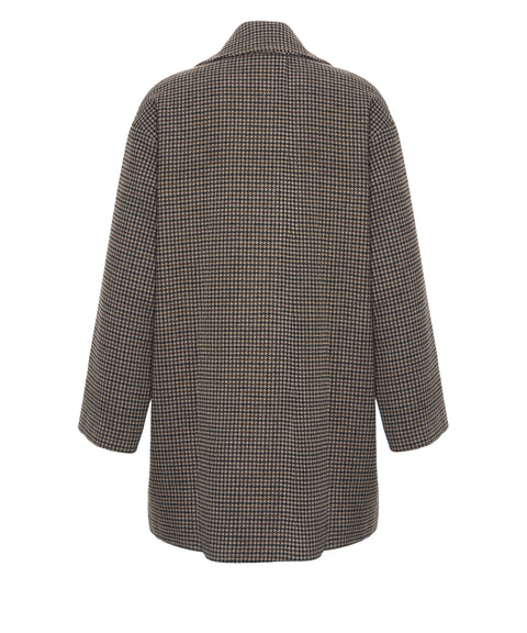 Cappotto con rever a dente