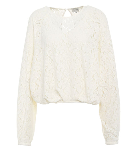 Top mit Spitzendetail 'Caterina'