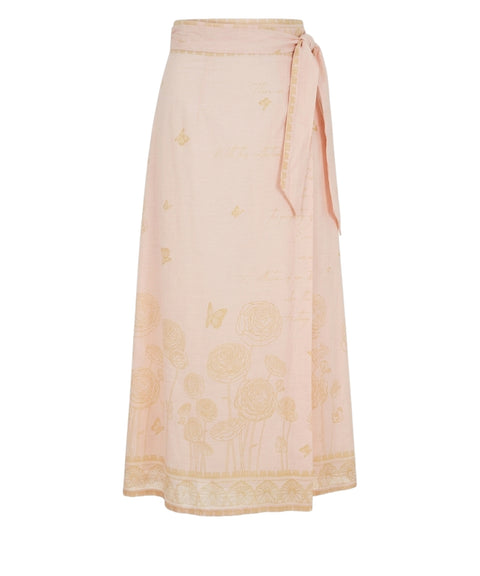 Cotton midi skirt 'Oceana'