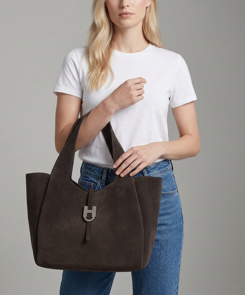 Shopper aus Wildleder