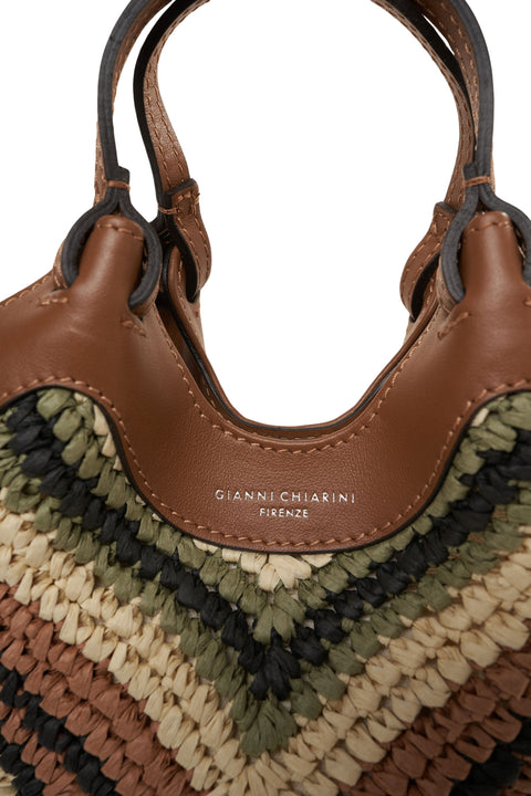 Handtasche aus Raffia 'Dua'