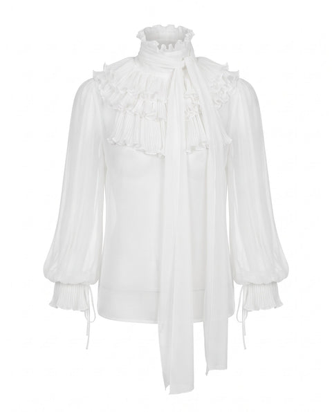 Bluse mit Rüschendetails