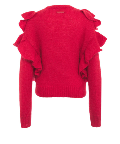Pullover mit Rüschendetails