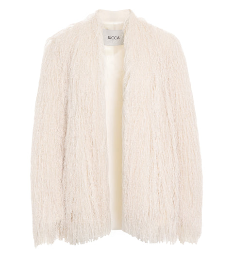 Jacke mit Fransendetails