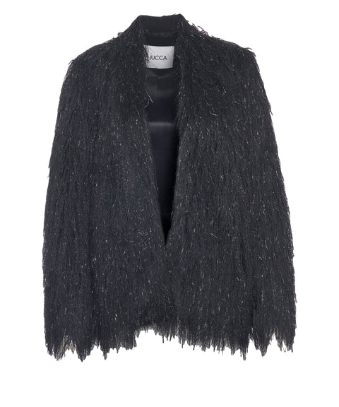 Jacke mit Fransendetails